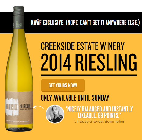 Creekside Estate Winery 2014 Riesling